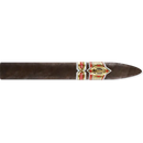 CAO Gold Maduro Torpedo cigar, medium flavored cigar with rich dark wrapper, displayed on a wooden surface.