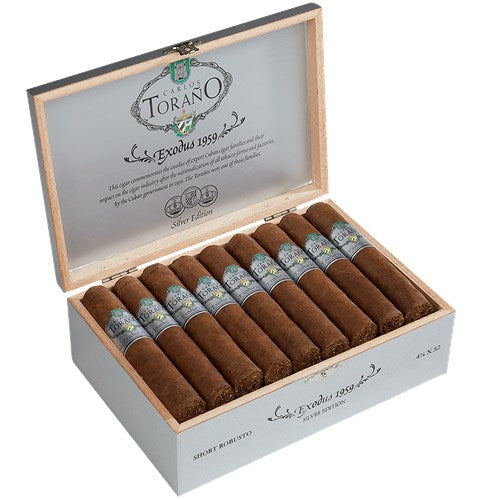 Carlos Torano Exodus Silver Churchill Medium Flavored Cigars Boston's Cigar Shop