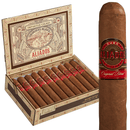 Cuba Aliados Original Blend Robusto medium-flavored cigars, featuring dark brown wrappers and detailed cigar bands.