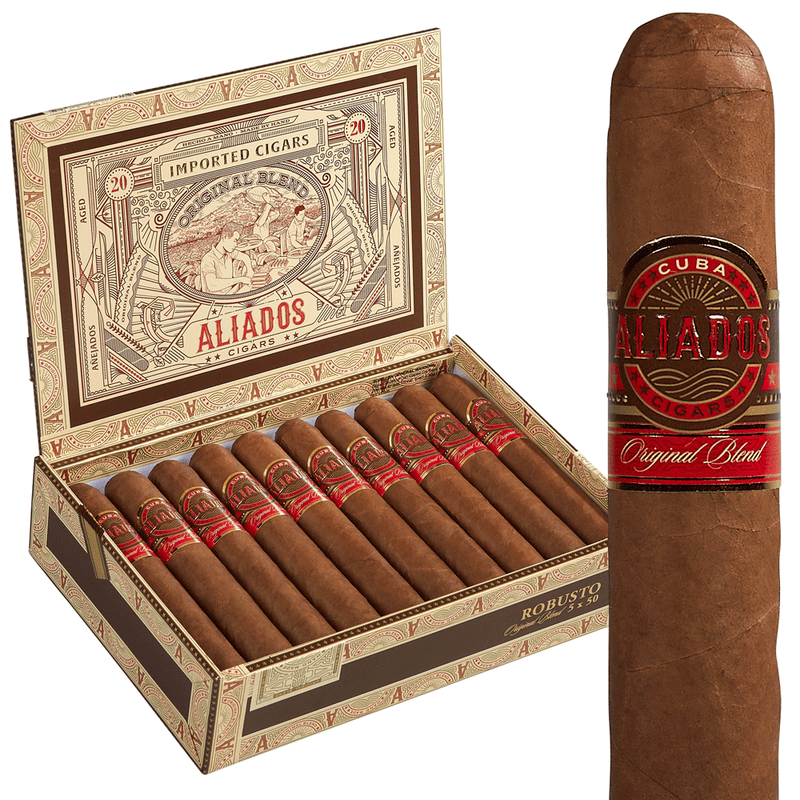 Cuba Aliados Original Blend Robusto Medium Flavored Cigars Boston's Cigar Shop