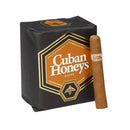 Cuban Honeys Petite Corona honey-flavored cigar from Boston's Cigar Shop, showing the wrapped sweet cigar on a wooden surface.