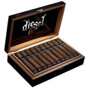Diesel 10th Anniversary D.4552 Short Robusto coffee-infused cigar with rich, dark wrapper and detailed band.