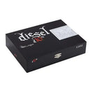 Diesel 10th Anniversary D.5552 Robusto coffee-infused cigar, showcasing a dark, textured wrapper with a band featuring anniversary branding.
