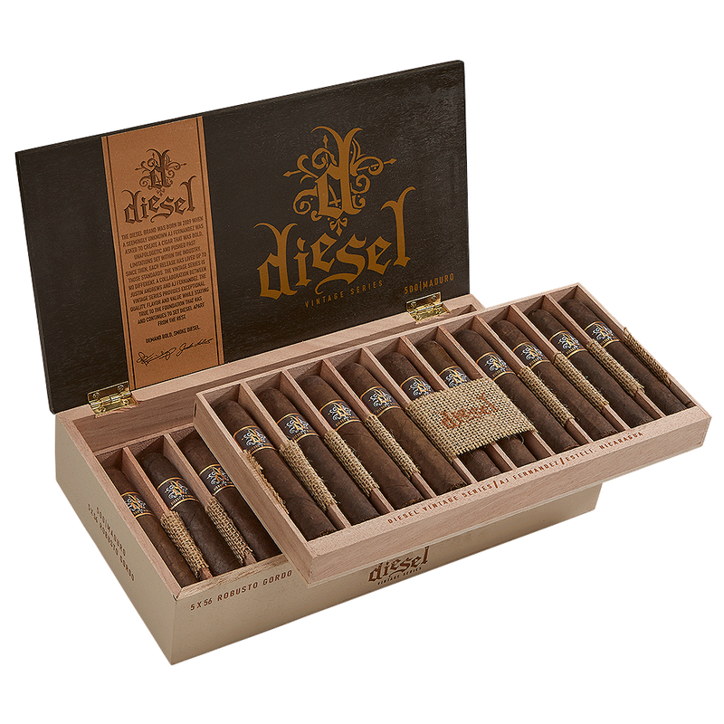Diesel Vintage Series Maduro Double Corona Medium Flavored Cigars Boston's Cigar Shop