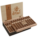 Medium flavored Diesel Vintage Series Natural Pico Gordo cigars displayed in a box, showcasing their rich cigar exterior and packaging.