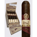 Diesel Whiskey Row Sherry Cask Robusto cigar with medium flavor, displayed in a natural setting.
