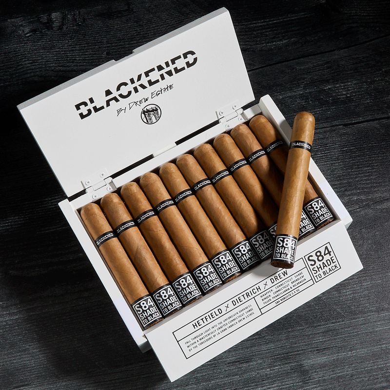 Drew Estate Blackened Shade to Black S84 Corona Doble Medium Flavor Cigar Boston's Cigar Shop