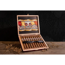 Medium-flavored Drew Estate Deadwood Girl With No Name Lonsdale cigar, displayed with detailed band and dark wrapper.