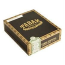 Drew Estate Tabak Especial Gordito Negra medium flavored cigars with dark wrapper and band, displayed on a wooden surface.