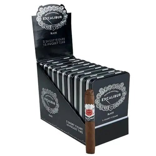Excalibur Black Cigarillos Shorts