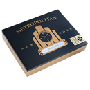Coffee-infused Ferio Tego Metropolitan Limited 30 Years Toro cigar with rich wrapper and detailed band, displayed on a wooden surface.