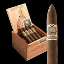 Foundation The Tabernacle Torpedo medium-flavored cigars, showcasing a box of premium cigars with torpedo shape and smooth wrapper.