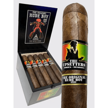 Load image into Gallery viewer, Sweet-flavored Maduro cigar from The Upsetters The Original Rude Boy line, displayed in a close-up shot.
