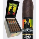 Sweet flavored Foundation The Upsetters Zola Maduro cigar with dark maduro wrapper, displayed in a close-up shot.