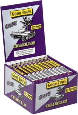 Good Times Grape Cigarillos Everyday Cigars Boston's Cigar Shop