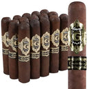 Graycliff Double Espresso Series Robusto full-flavored cigars, showcasing the rich, dark cigar with textured wrapper.