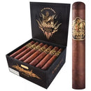Sweet flavored Gurkha Ghost Gold Exorcist Gordo cigar with a dark wrapper, featuring a detailed band and premium cigar appearance.