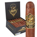 Sweet-flavored Gurkha Ghost Gold Exorcist Gordo cigar with rich, smooth wrapper and detailed band, showcasing its luxurious presentation.