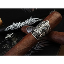 Gurkha Ghost Silver Phantom Gordo medium flavored cigar from Boston's Cigar Shop, showcasing its smooth, premium tobacco wrapper.