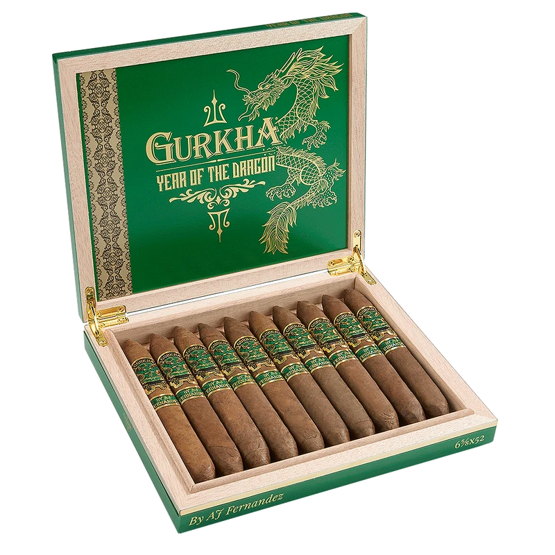 Gurkha Year of the Dragon by AJ Fernandez Figurado Medium Flavored Cigars Boston's Cigar Shop