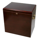 Boston's Cigar Shop Havana Foot Locker Humidor for storing cigars, made of wood with a secure lid and interior for humidity control.