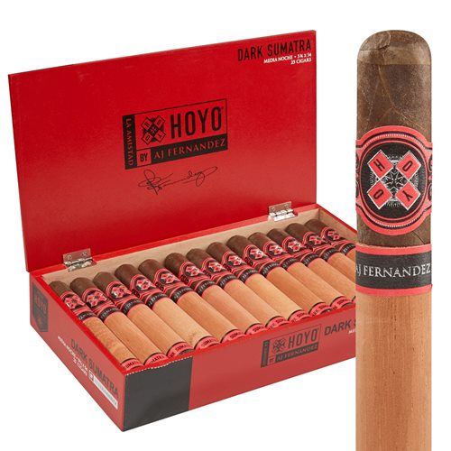 Hoyo La Amistad Dark Sumatra by AJ Fernandez Media Noche Robusto Extra Full Flavored Cigars Boston's Cigar Shop