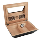 Humidor Supreme Aria Glasstop Cigar Humidor Boston's Cigar Shop
