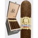 Insidious Asylum Maduro 652 Toro sweet-flavored cigar with dark Maduro wrapper and smooth, aromatic appearance.