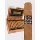 Java by Drew Estate Latte Petite Corona sweet flavored cigar with a dark wrapper and elegant band, displayed in a close-up shot.