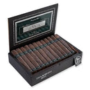 Coffee-infused Java Mint by Drew Estate Toro cigar, showcasing the dark wrapper with the band and textured surface.
