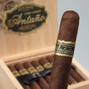 Joya de Nicaragua Antano Dark Corojo Azarosa Robusto full-flavored cigar displayed in a box with rich dark wrapper and vintage band.