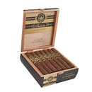 Joya de Nicaragua Antano Dark Corojo La Niveladora Toro full-flavored cigar with dark wrapper, resting on a wooden surface.