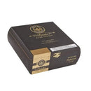Full-flavored Joya de Nicaragua Antano Dark Corojo Poderoso Toro cigar with torpedo shape, displayed on a wooden surface.