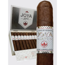 Medium flavored Joya de Nicaragua Silver Toro cigar, showcasing the cigar with its band and smooth, dark wrapper.