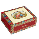 La Aroma de Cuba Belicoso medium flavor cigar, showcasing a rolled cigar with a dark wrapper and band, from Boston's Cigar Shop.