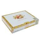 La Gloria Cubana Torpedo Natural full-flavored cigars, showcasing a box of premium cigars with torpedo-shaped wrappers and natural tobacco leaves.