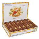 La Gloria Cubana Torpedo Natural full-flavored cigar displayed on a wooden surface with a band showing the brand name.