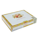 La Gloria Cubana Torpedo Natural full-flavored cigar packed in a box, showcasing the dark wrapper and torpedo shape.