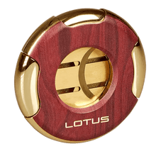 Load image into Gallery viewer, Lotus Meteor 64 Ring Gauge Cutter Gold &amp; Mahogany - Bosstyles Boston's Cigar ShopLotus Meteor 64 Ring Gauge Cutter
