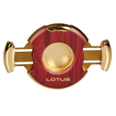 Lotus Meteor 64 Ring Gauge Cutter Gold & Mahogany Cigar Cutter Boston's Cigar Shop