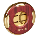 Lotus Meteor 64 Ring Gauge Cutter Gold & Mahogany Cigar Cutter Boston's Cigar Shop