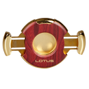 Lotus Meteor 64 Ring Gauge Cutter Gold & Mahogany Cigar Cutter Boston's Cigar Shop