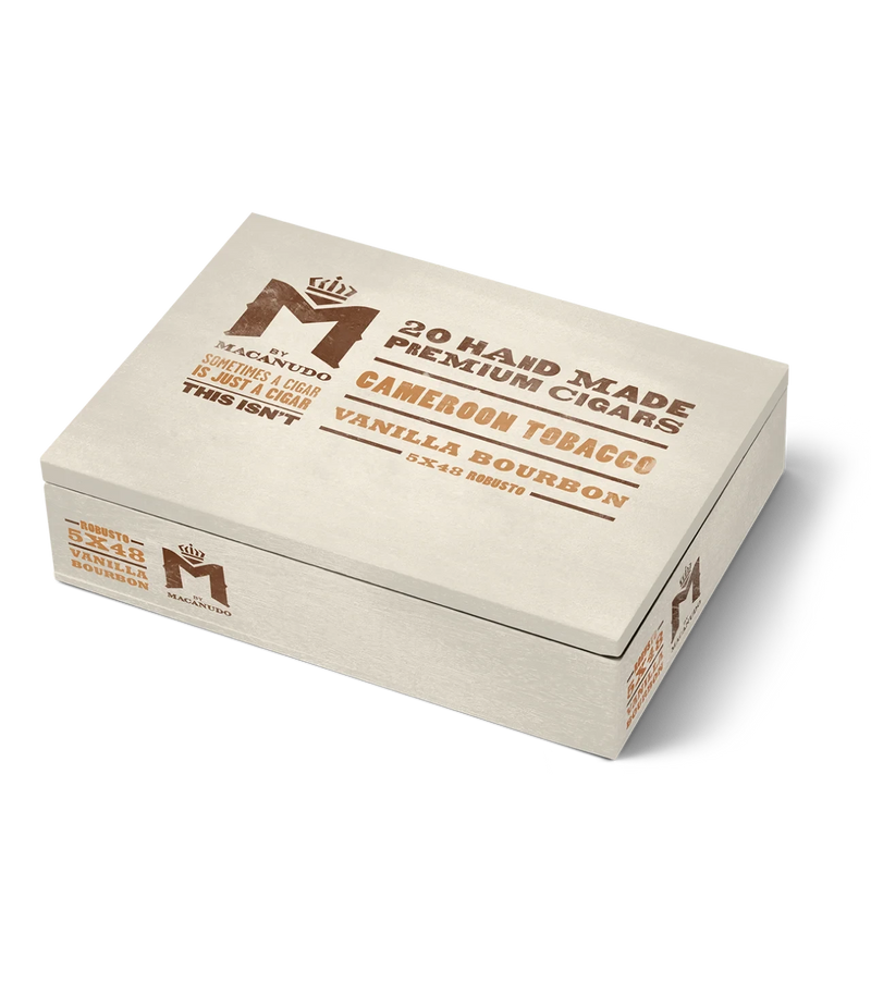 M Flavors by Macanudo - Vanilla Bourbon Robusto Sweet Flavored Cigar Boston's Cigar Shop