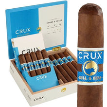 Load image into Gallery viewer, Crux Bull &amp; Bear is rolled together with premium Nicaraguan long-fillers and a Nicaraguan binder.
