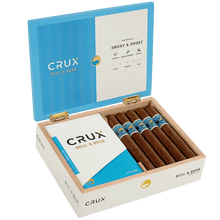 Load image into Gallery viewer, Crux Bull &amp; Bear is rolled together with premium Nicaraguan long-fillers and a Nicaraguan binder.
