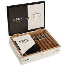 Load image into Gallery viewer, Crux Limitada features Dominican and Nicaraguan long fillers with a Connecticut broadleaf binder.

