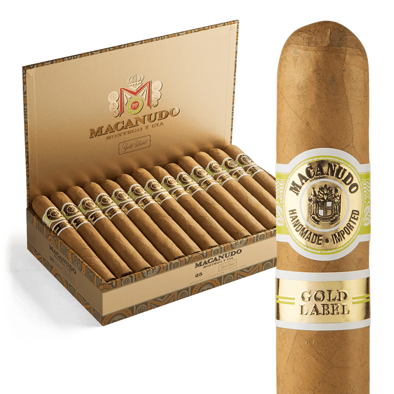 Macanudo Gold Tudor Toro Medium Flavored Cigars Boston's Cigar Shop