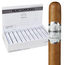 Macanudo Inspirado White Robusto Tubo domestic cigar with a smooth, light-colored wrapper displayed in a protective tubo.