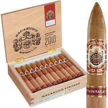 Load image into Gallery viewer, Macanudo Vintage 2010 Torpedo cigar from Dominican Republic, medium flavored cigar with rich tobacco leaves.
