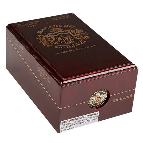 Macanudo Vintage Maduro 1997 Churchill Medium Flavored Cigars Boston's Cigar Shop